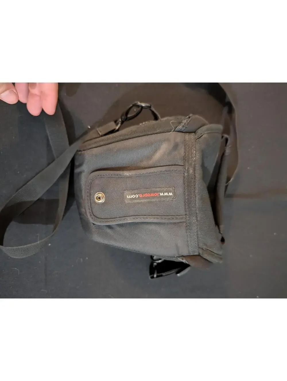Lowepro Black Padded Shoulder Camera Bag Crossbody with Adjustable Strap